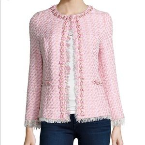 Michael Simon Tweed Beaded Jacket